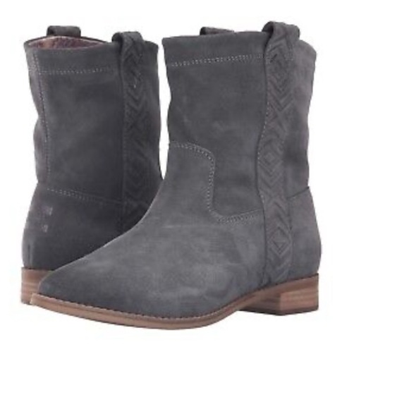 TOMS Laurel Burnished Suede Boot - Picture 1 of 11
